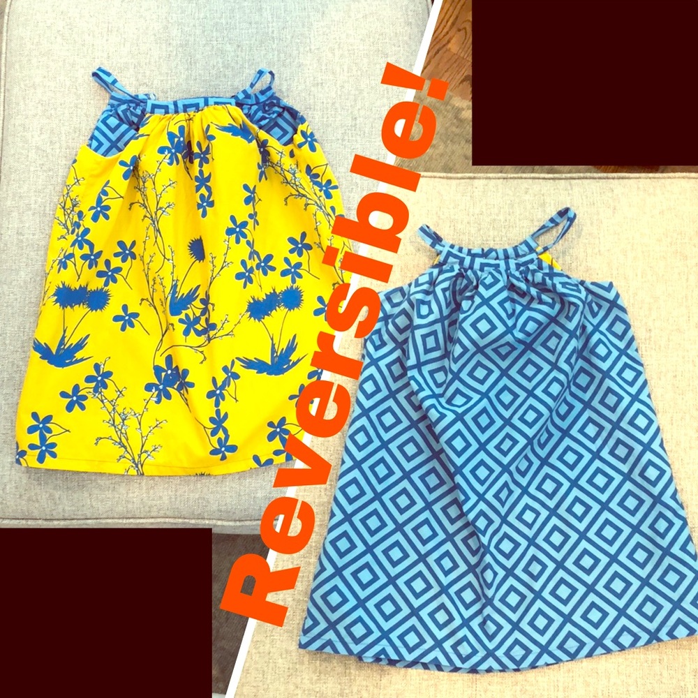 🔥BOGO🔥Girls 4T Reversible Swing Dress by Llum